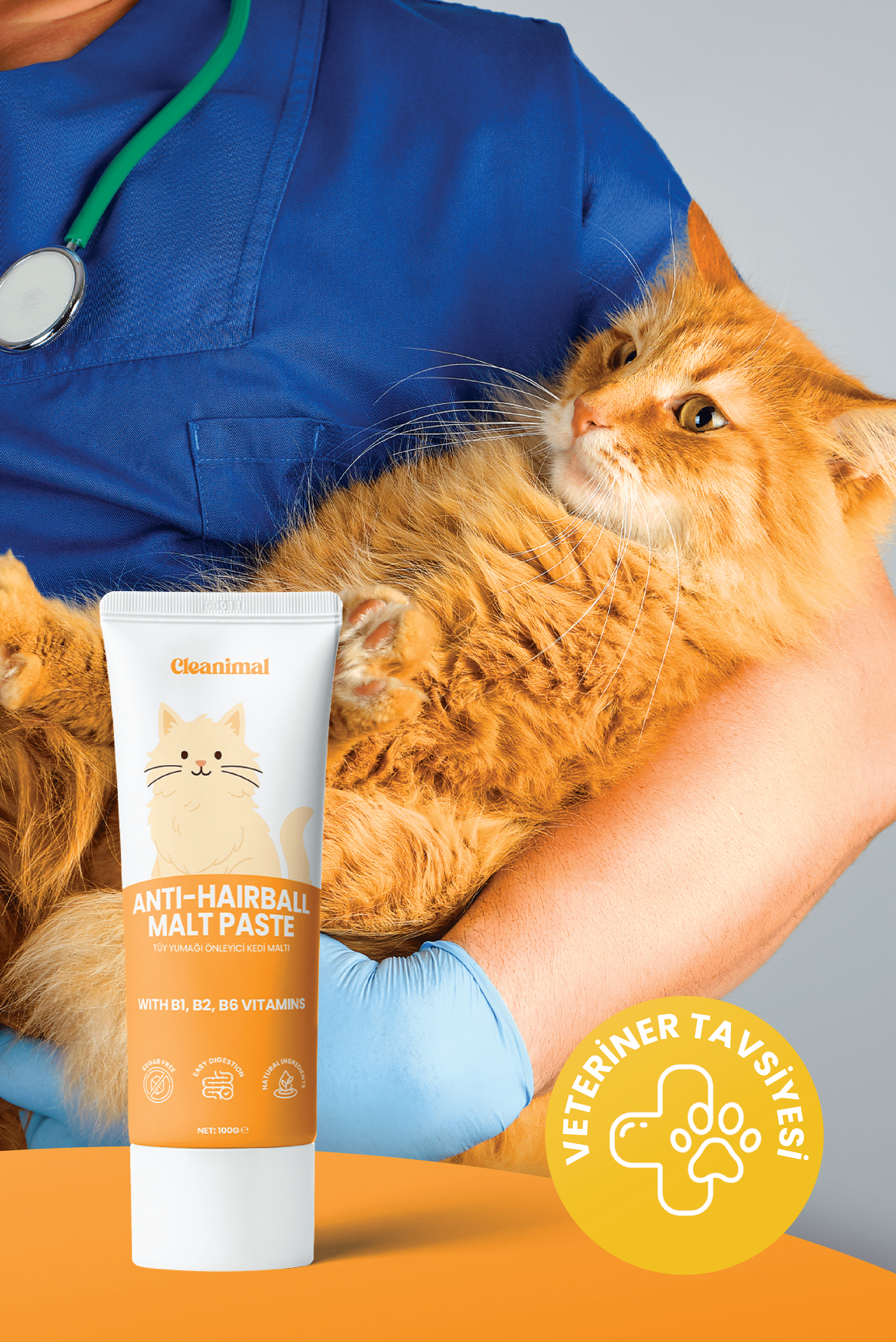 Tüy Yumağı Önleyici Kedi Maltı