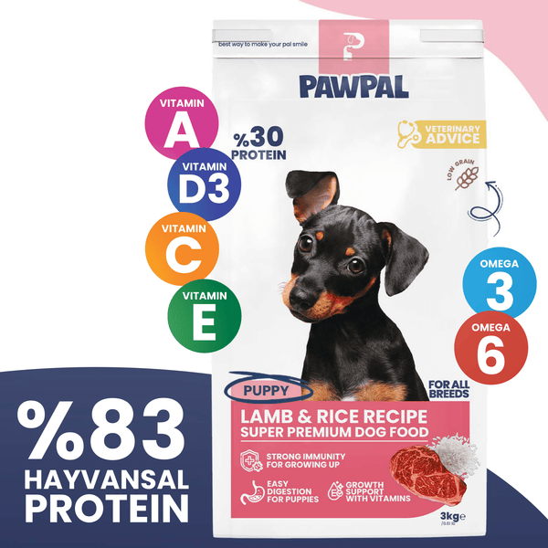 Kuzu Eti ve Pirinçli Yavru Köpek Maması